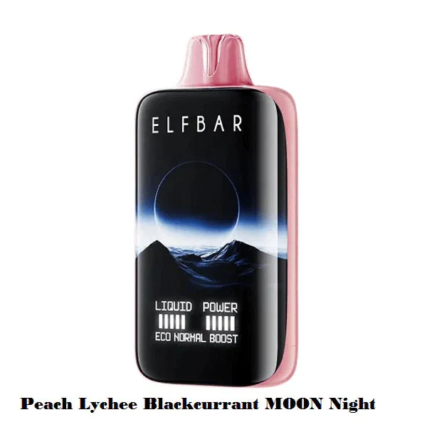 Elf Bar Moonnight 40K – Peach Lychee Blackcurrant 40000 Puffs - Buy Authentic Vape in Bengaluru - Vape Shop Bengaluru