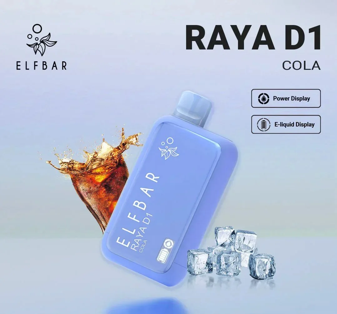 Elf Bar Raya D1 – Cola - Buy Authentic Vape in Bengaluru - Vape Shop Bengaluru
