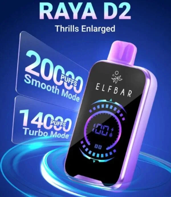 Elf Bar Raya D2 20000 Puffs - Buy Authentic Vape in Bengaluru - Vape Shop Bengaluru