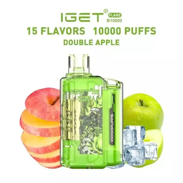 Iget Flare B10000 – Double Apple - Buy Authentic Vape in Bengaluru - Vape Shop Bengaluru
