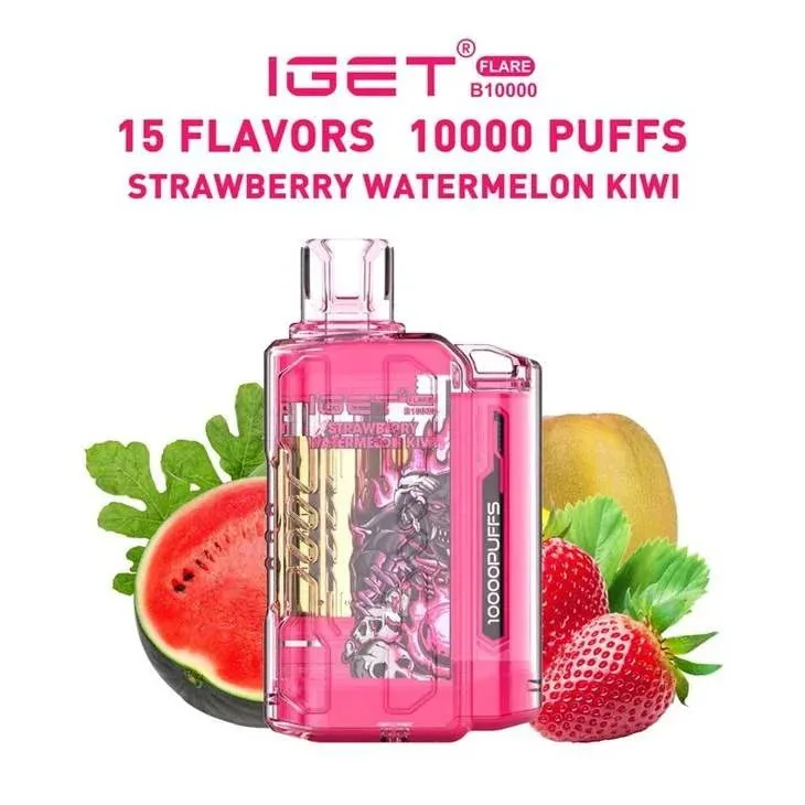 Iget Flare B10000 – Strawberry Watermelon Kiwi - Buy Authentic Vape in Bengaluru - Vape Shop Bengaluru