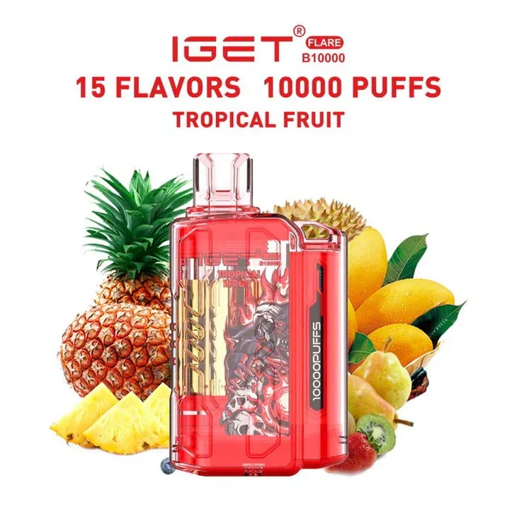 Iget Flare B10000 – Tropical Fruit - Buy Authentic Vape in Bengaluru - Vape Shop Bengaluru