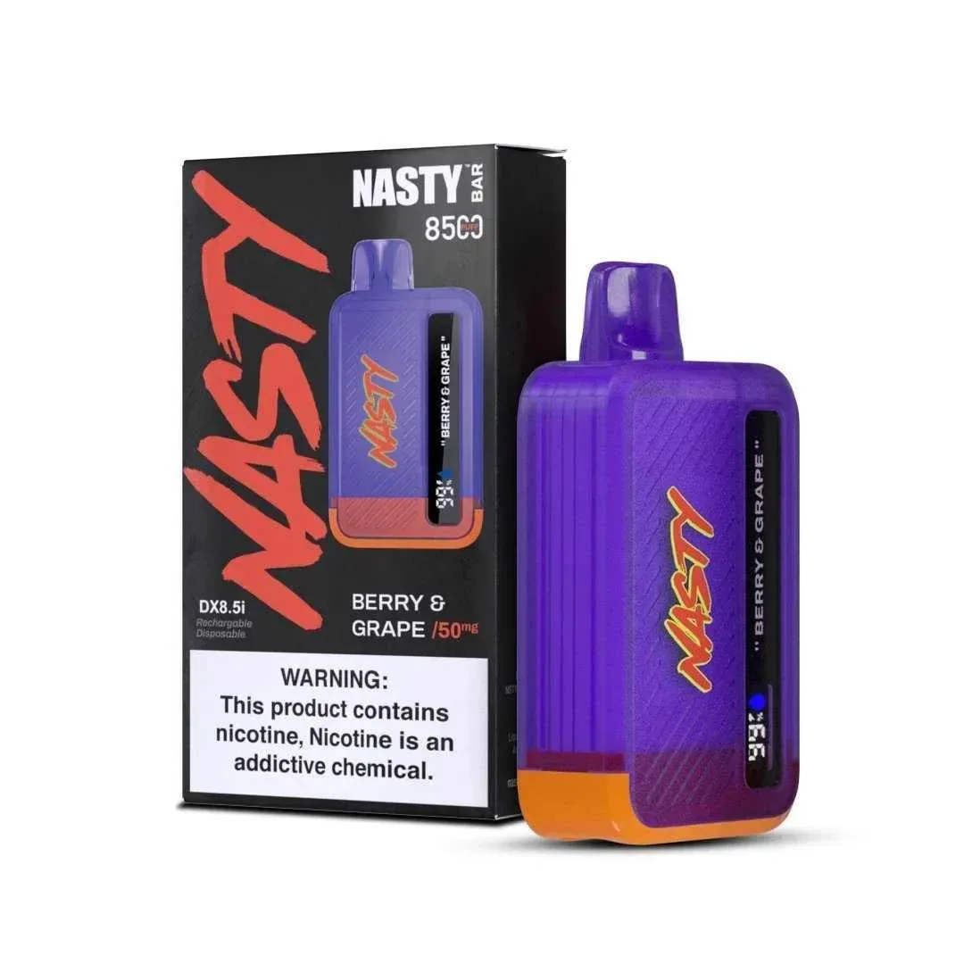 Nasty Bar Berry & Grape – (8500 Puffs) - Buy Authentic Vape in Bengaluru - Vape Shop Bengaluru