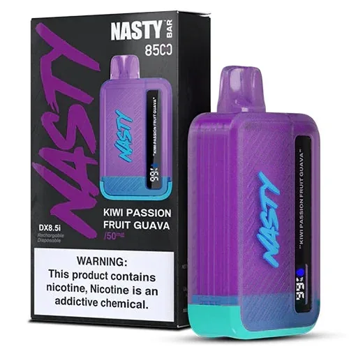 Nasty Bar Kiwi Passion Fruit Guava – (8500 Puffs) - Buy Authentic Vape in Bengaluru - Vape Shop Bengaluru