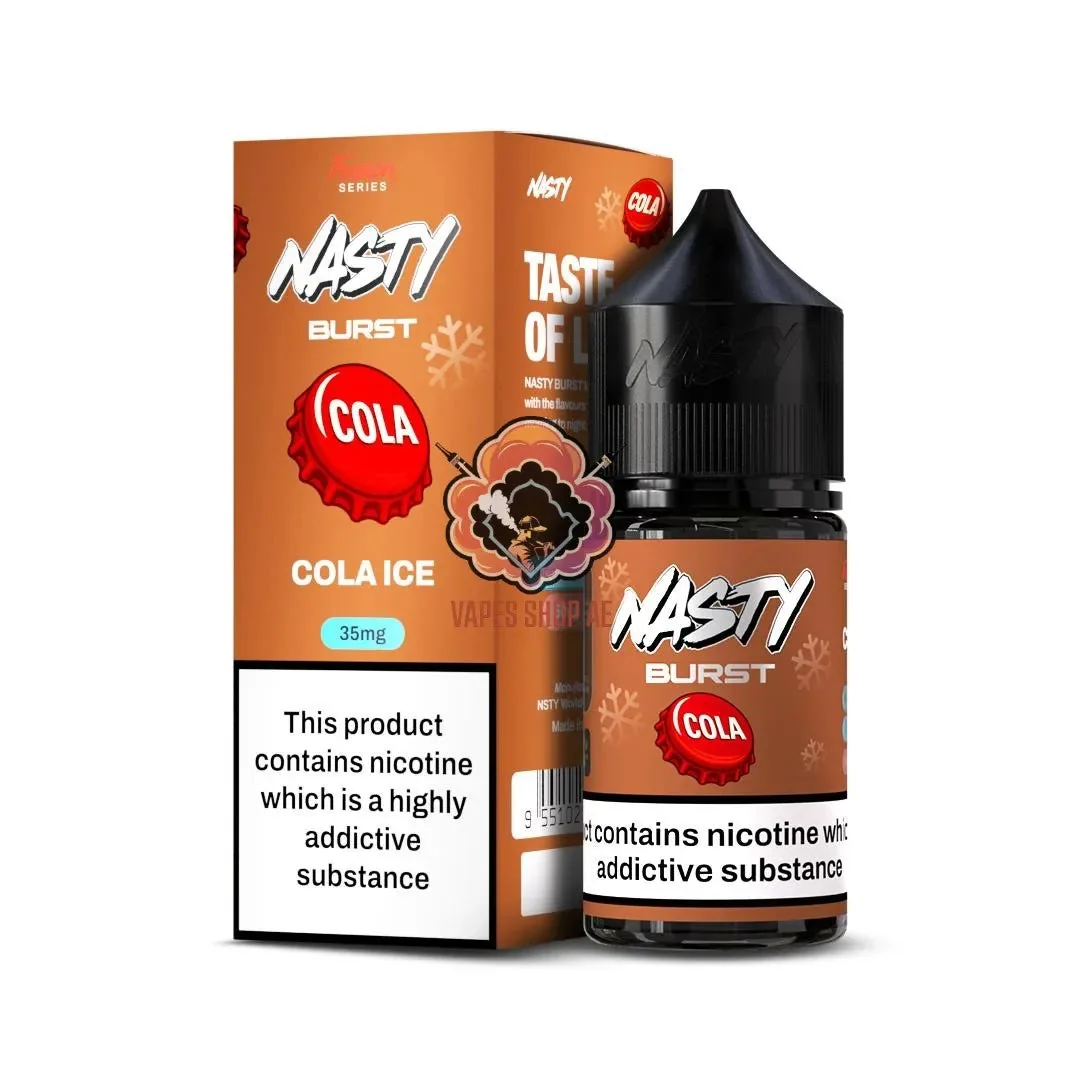 Nasty Burst Nic Salts – Cola Ice - Buy Authentic Vape in Bengaluru - Vape Shop Bengaluru