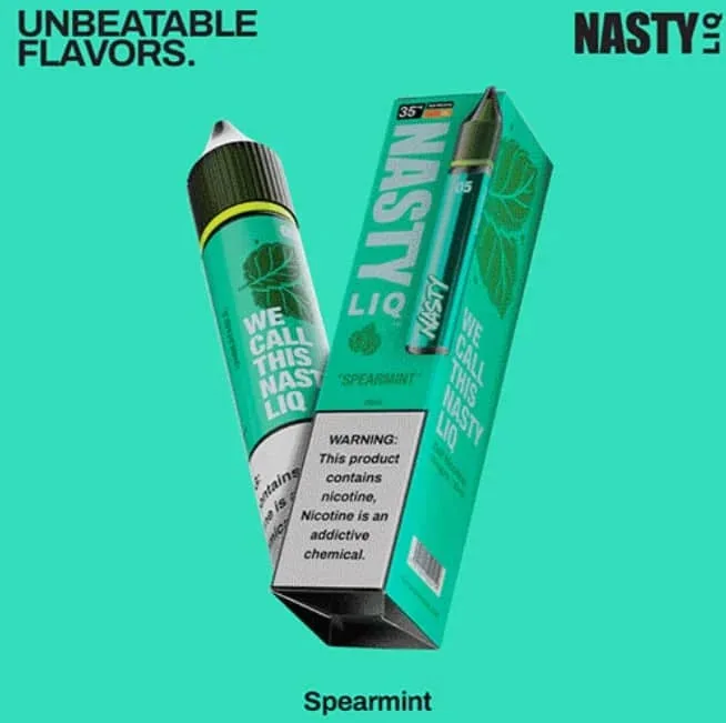 Nasty Liq Spearmint Nic Salt - Buy Authentic Vape in Bengaluru - Vape Shop Bengaluru