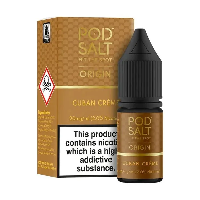 Pod Salt Cuban Creme – Nicotine Salt - Buy Authentic Vape in Bengaluru - Vape Shop Bengaluru