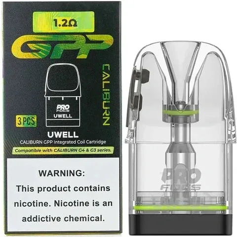 Uwell Caliburn Gpp Replacement Pod (1 2ω) - Buy Authentic Vape in Bengaluru - Vape Shop Bengaluru