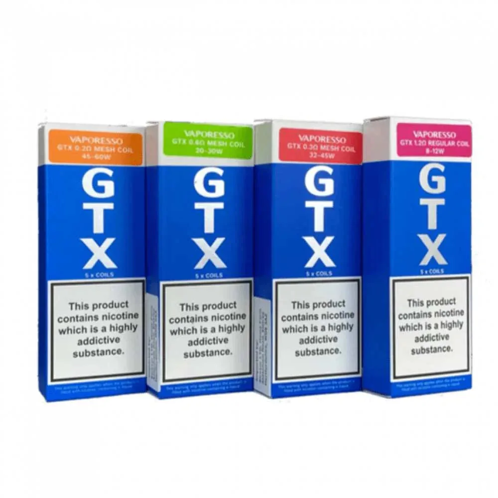 Vaporesso Gtx Replacement Coil Series (5-pack) - Buy Authentic Vape in Bengaluru - Vape Shop Bengaluru